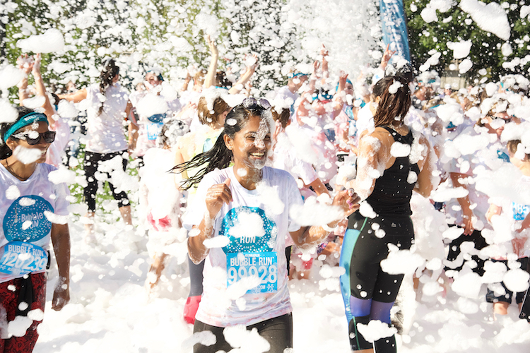 Bubble Run Portland Oregon 2024 Benny Cecelia