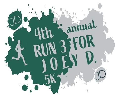 4th Annual Run 3 for Joey D logo