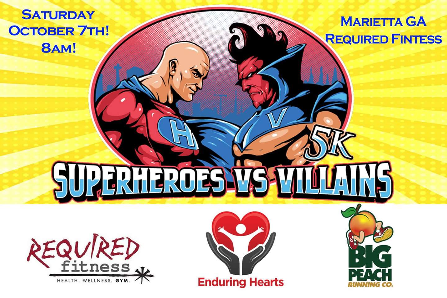 Superheroes vs. Villains 5K Marietta, GA 2017 ACTIVE