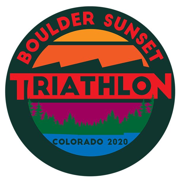 Logo Zawodów Boulder Sunset Triathlon 2020