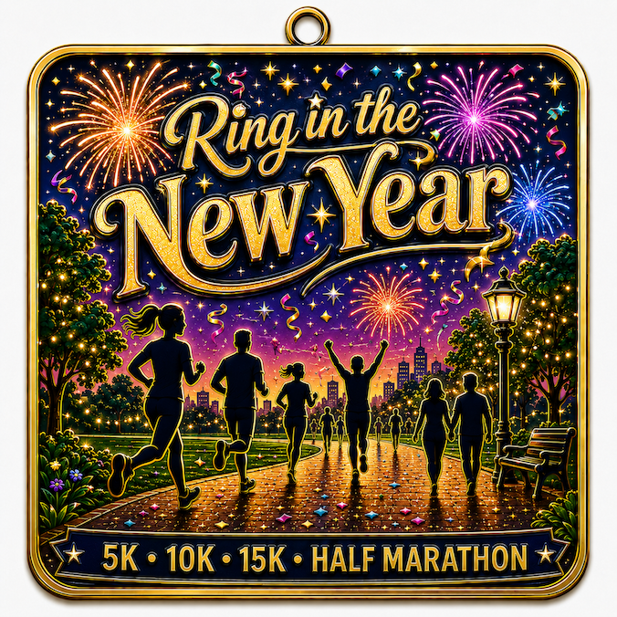 Ring in the New Year 5k, 10k, 15k, Half Marathon