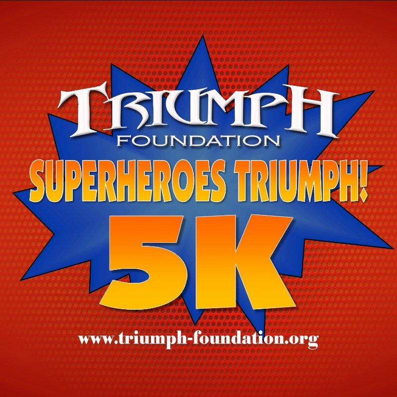 Superheroes Triumph! 5K OC 2025 logo