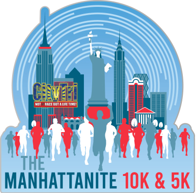 The Manhattanite 10k, 5k 2025 logo