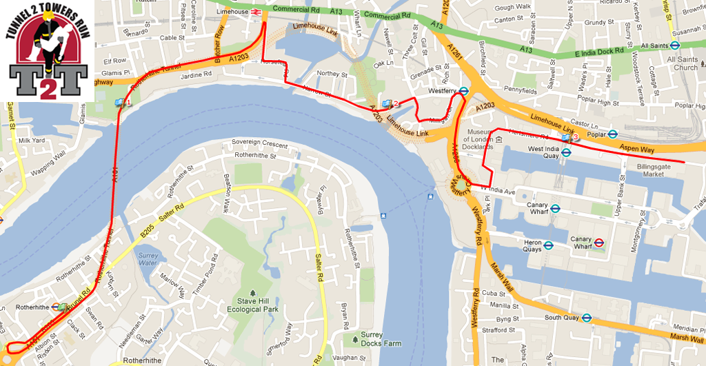 Tunnel 2 Towers London 5k London, London 2015 ACTIVE