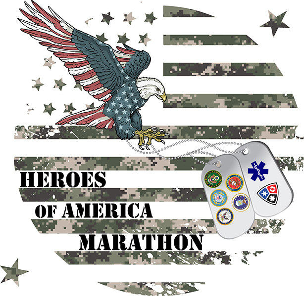 Heroes of America Marathon/Half & 5k logo