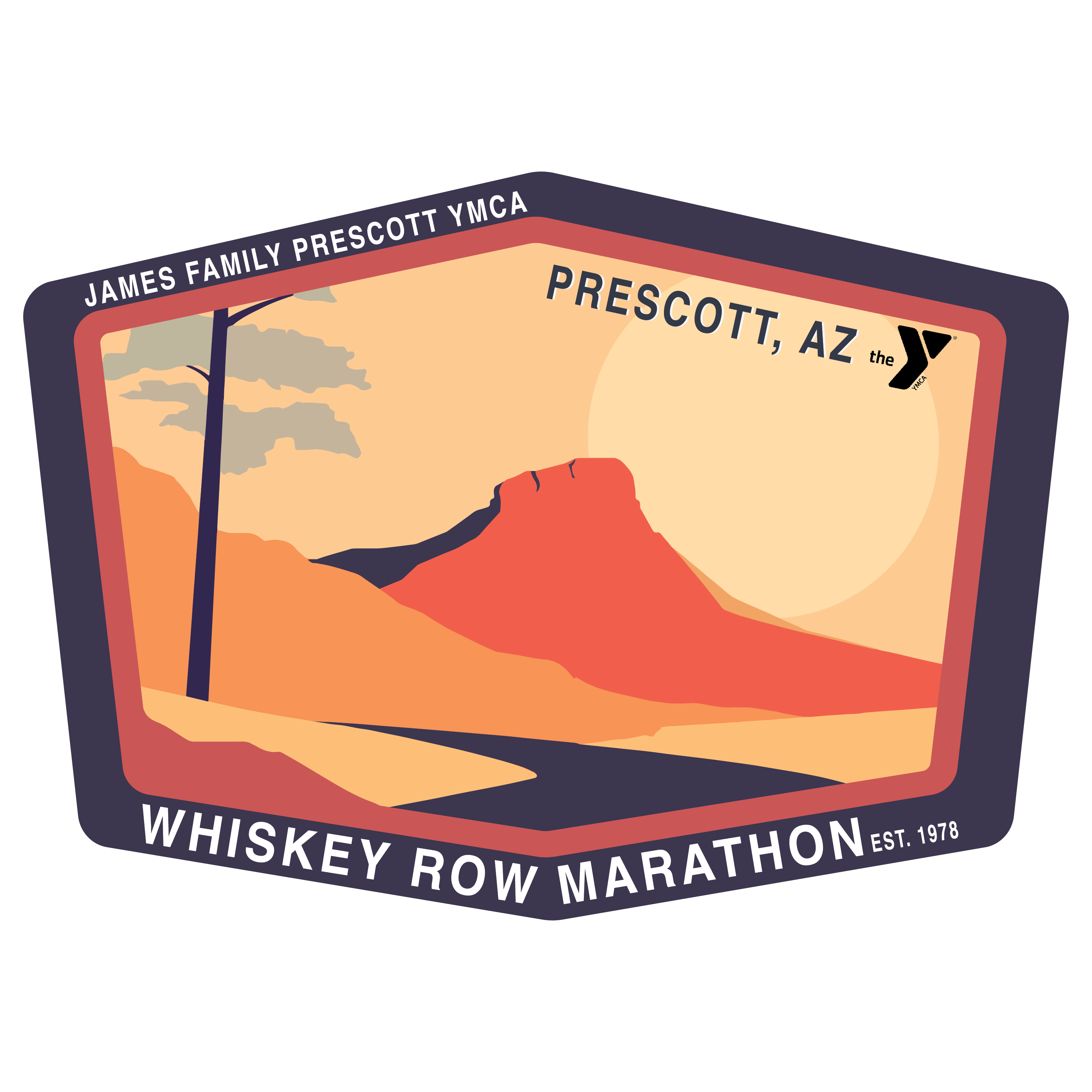 47th Annual Whiskey Row Marathon logo