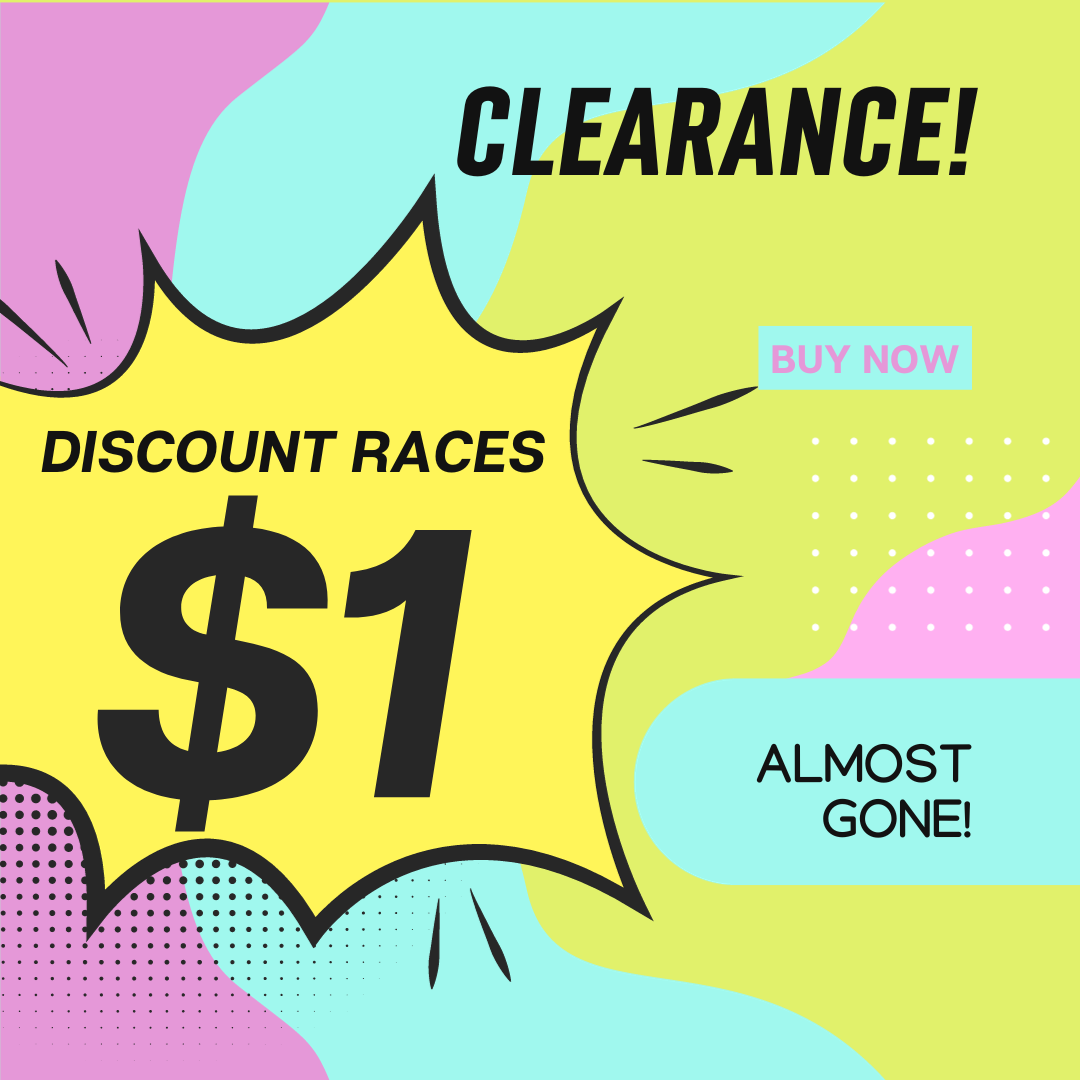 Virtual Race Weekend Special: All Races $15 Or Less!, 43% OFF