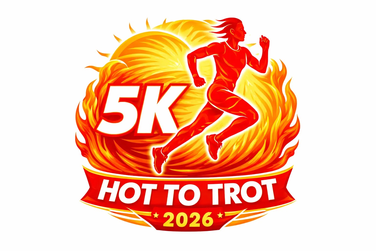 11th Annual Hot to Trot 5K logo