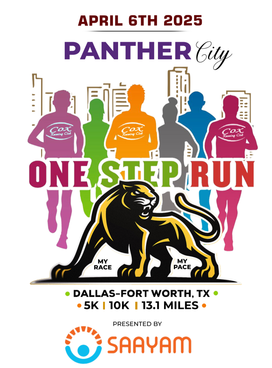 Panther City One Step Run 2025 logo