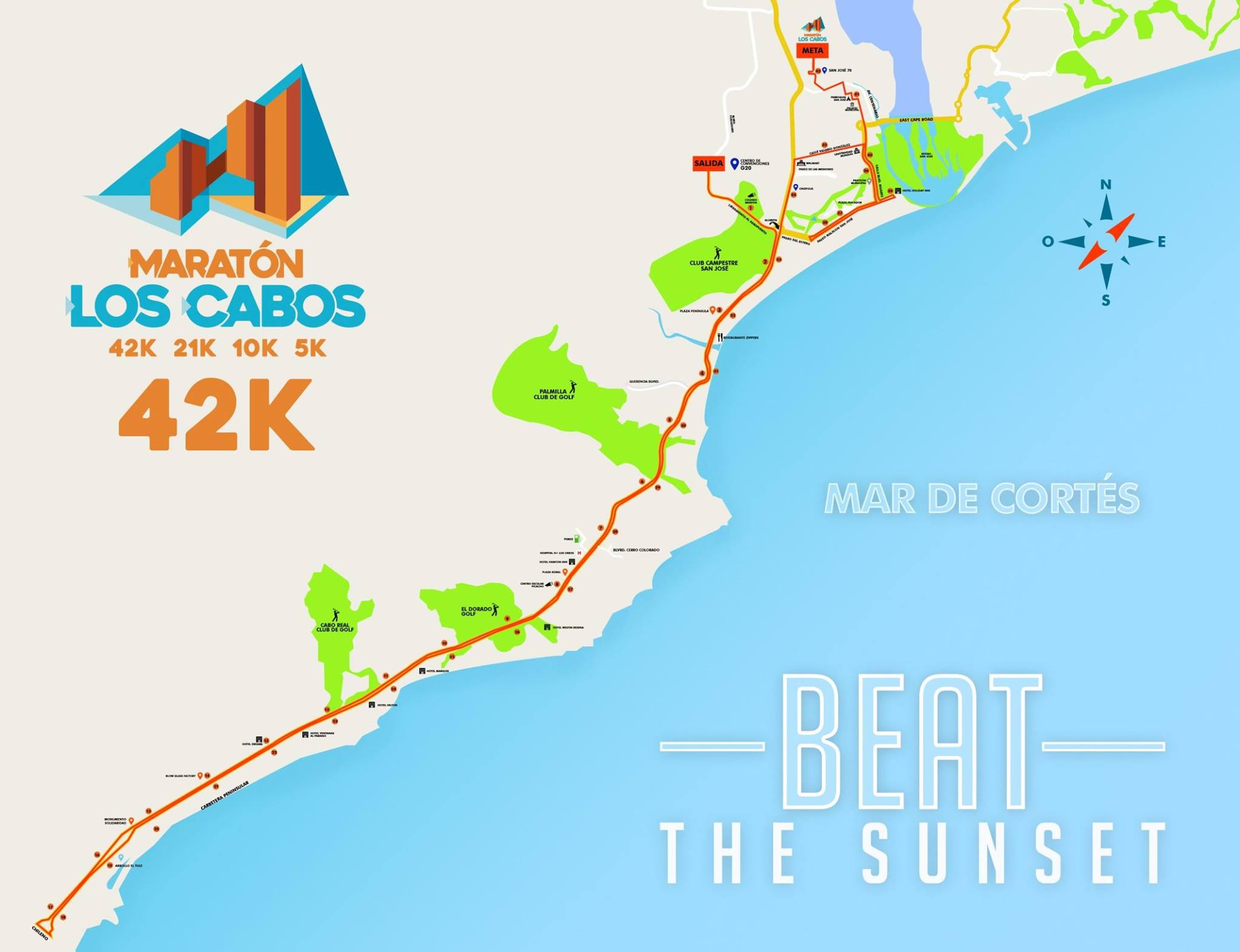 Los Cabos Marathon Cabos San Lucas, Bajo California Sur 2017 ACTIVE