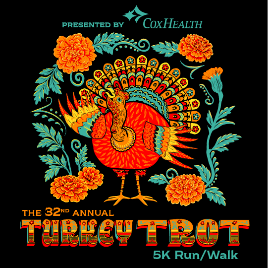 32nd Annual Turkey Trot 5K Run/Walk presented by CoxHealth logo