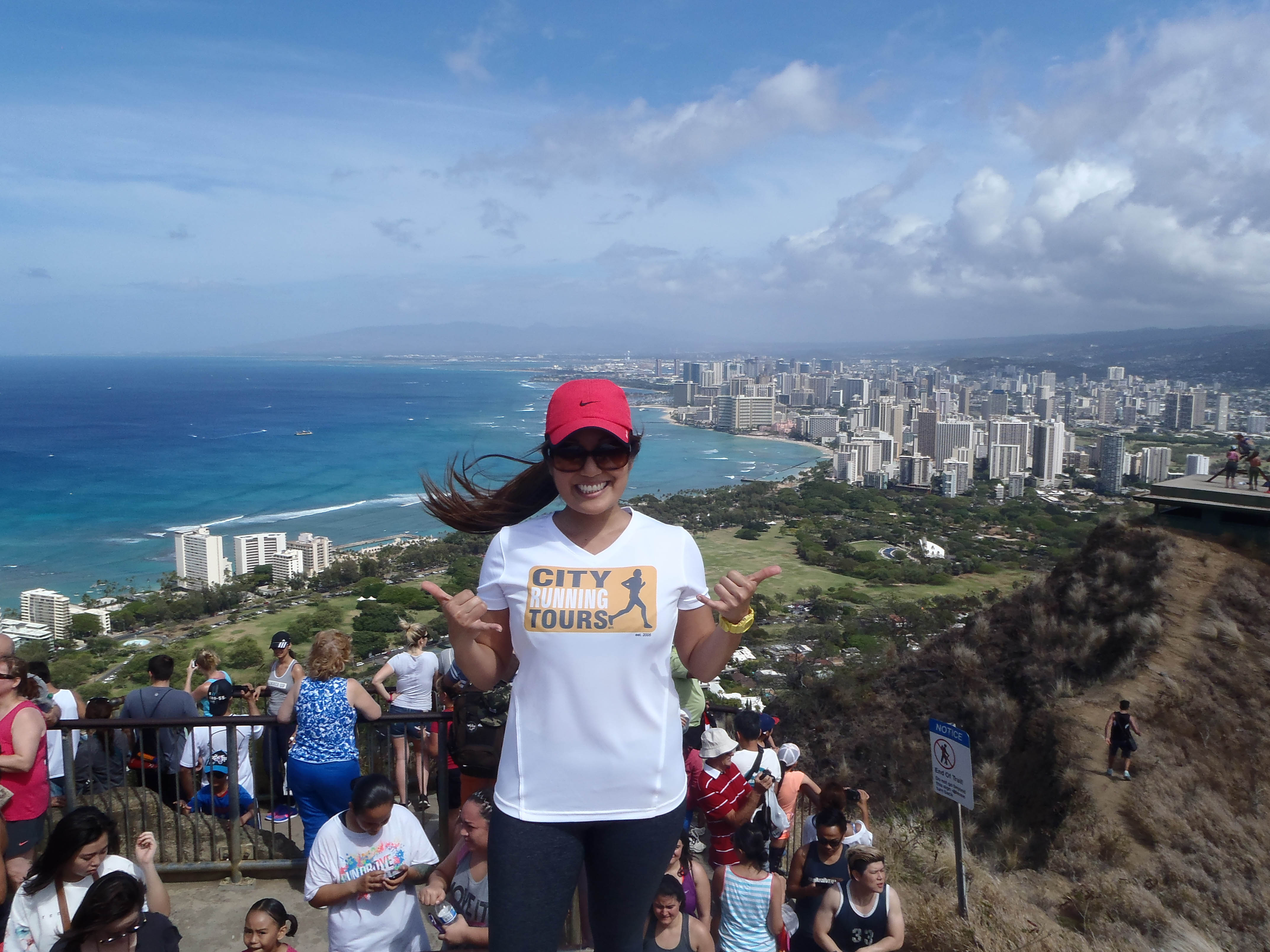 Diamond Head Running Tour Honolulu, HI 2017 ACTIVE