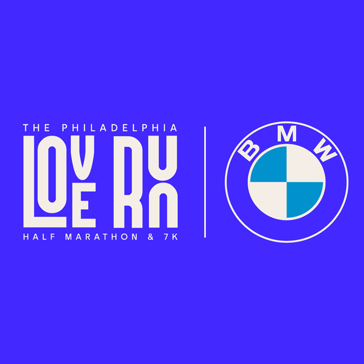 2025 The BMW Love Run Philadelphia Half Marathon & 7K logo