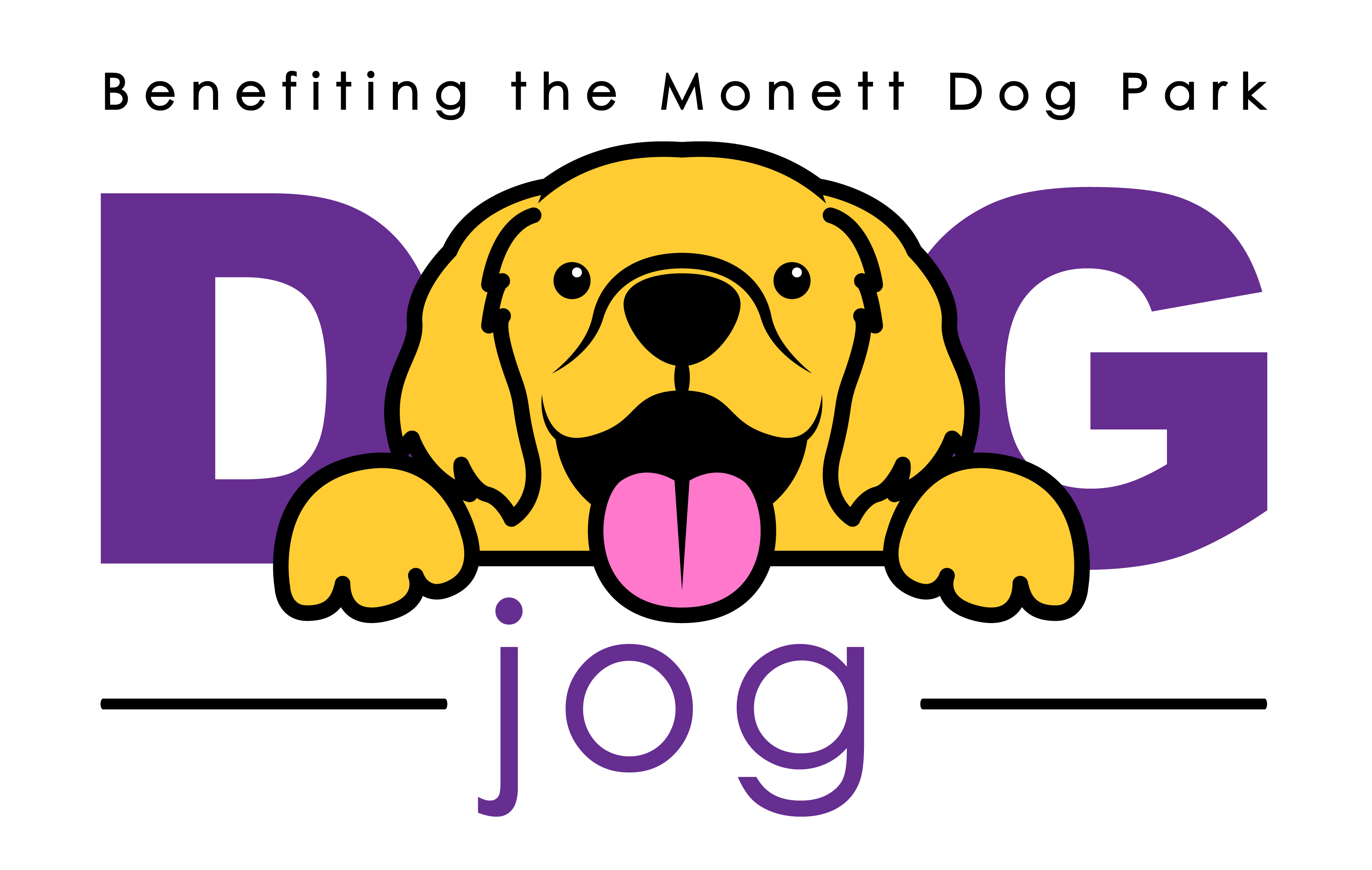 Dog Jog 2 5k 1 Mile Fun Run logo