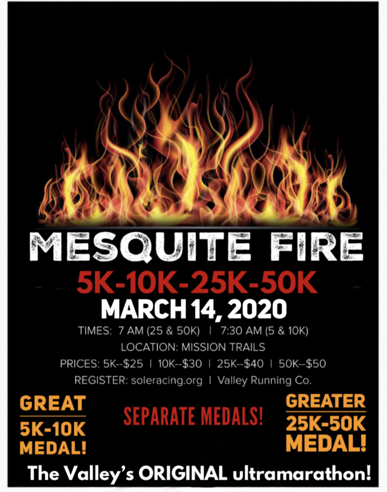 Mesquite Fire 5k 10k 25k 50k Mission Tx 2020 Active