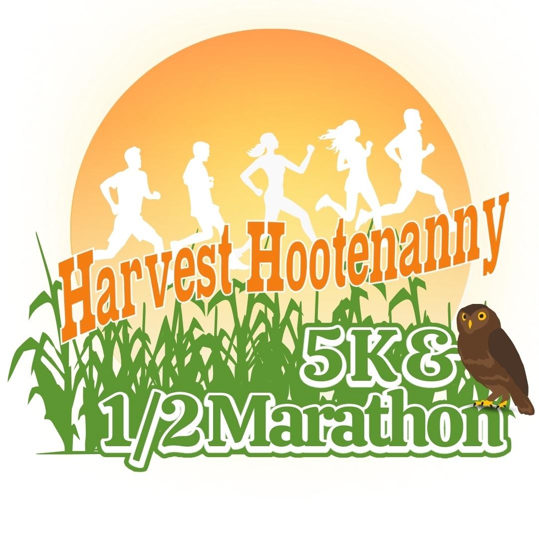 Harvest Hootenanny 5K & Half Marathon 2024 logo