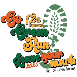 Go Green Run - 12th Annual Project Yesu Go Green Run logo