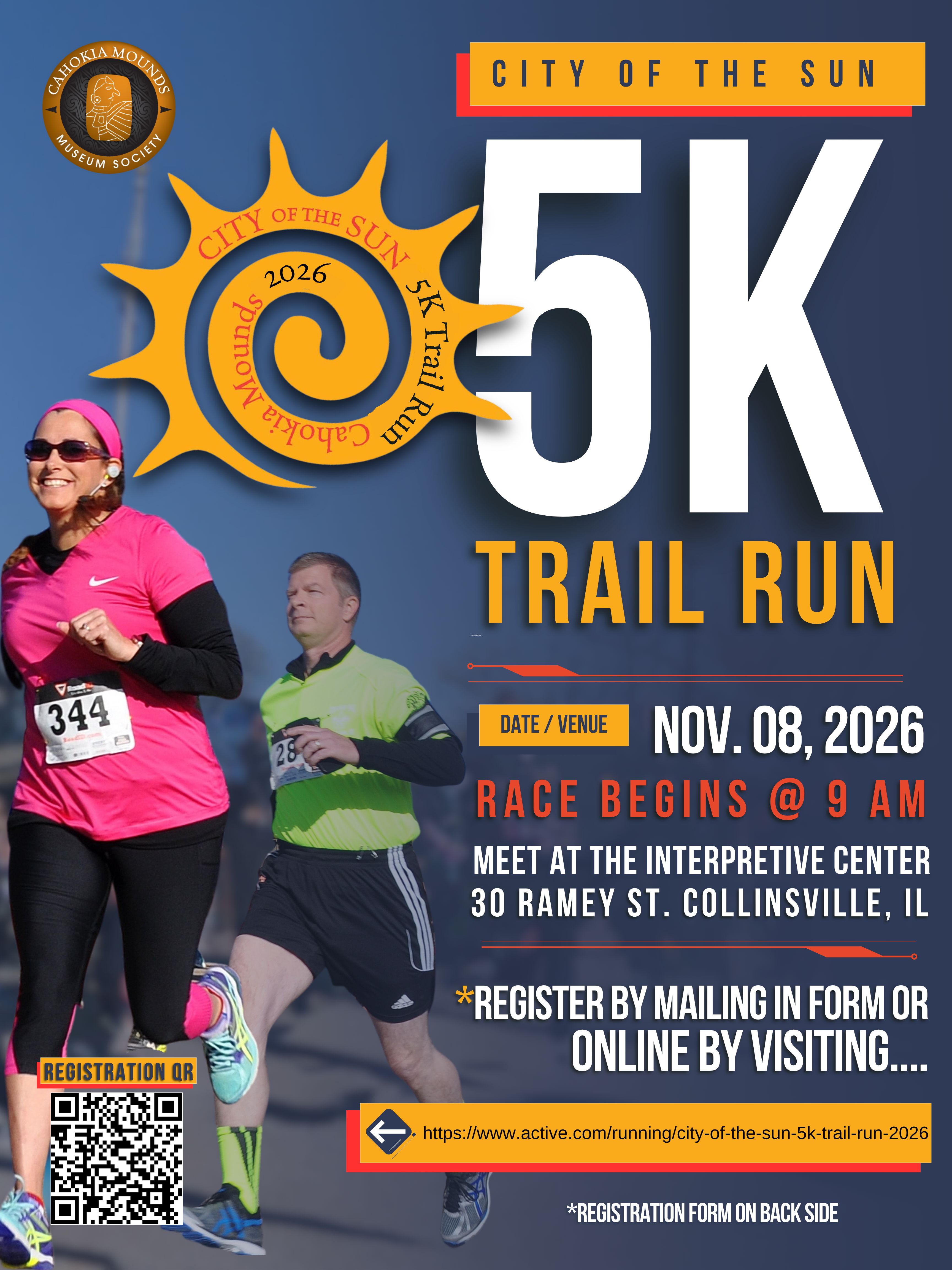 City of the Sun 5K Trail Run 2026 logo