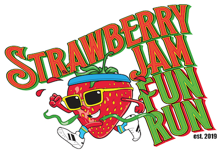 2026 Strawberry Jam 1K and 5K Walk and Run logo