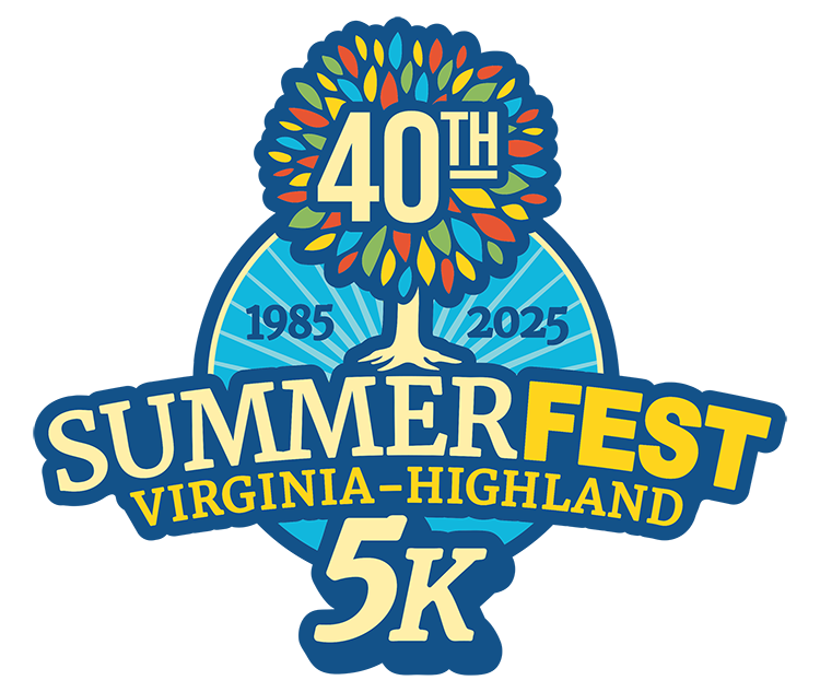 2025 Virginia-Highland Summerfest 5K logo