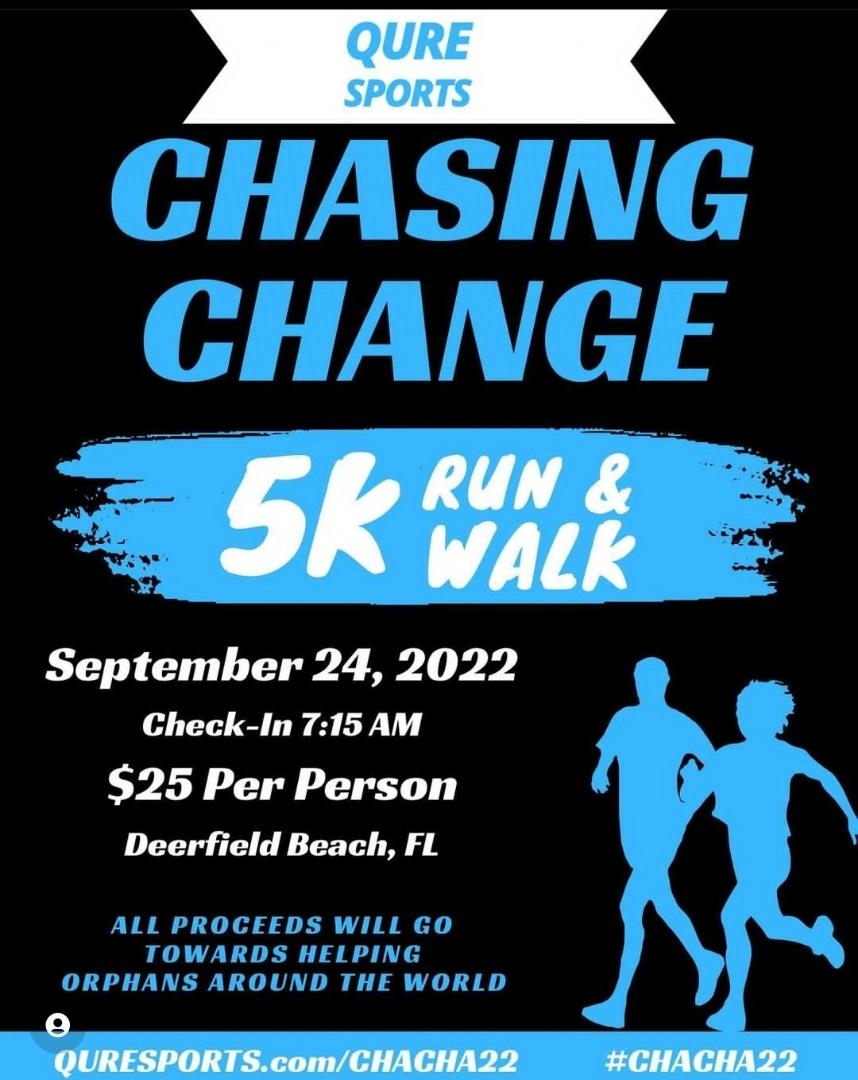 Chasing Change 5K 2024 logo