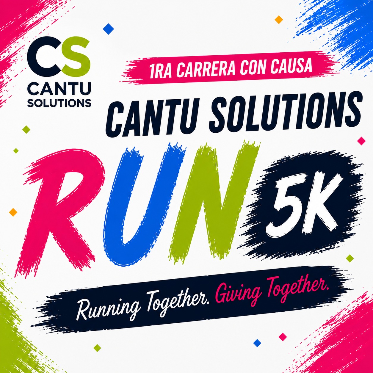 CANTU SOLUTIONS 5K RUN 2026 logo