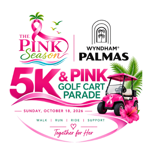 Pink Golf Cart Parade - Golf Cart