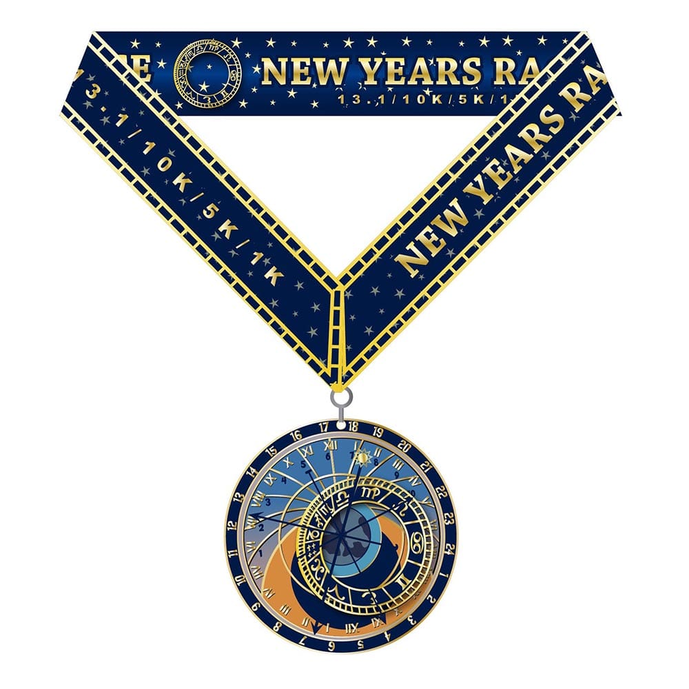 New Year's Run 13.1/10k/5k/1k VirtualRun & Extra Medals 2020 ACTIVE