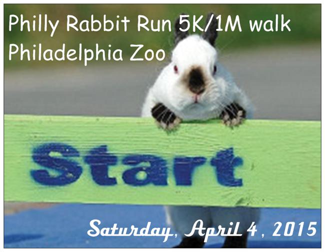 2015 Philly Rabbit Run 5k at The Philadelphia Zoo to Benefit Parkinson