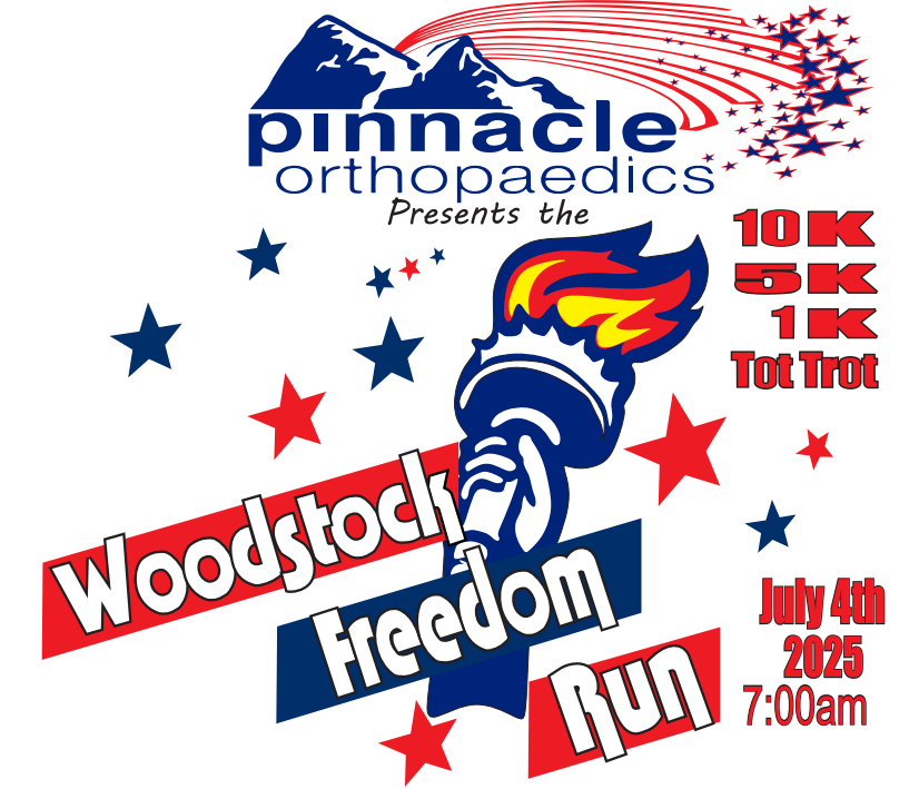 2026 Woodstock Freedom Run logo