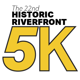 2026 Historic Riverfront 5K Run/Walk logo
