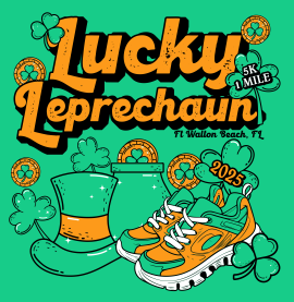 Lucky Leprechaun 5K and 1 Mile Fun Run logo