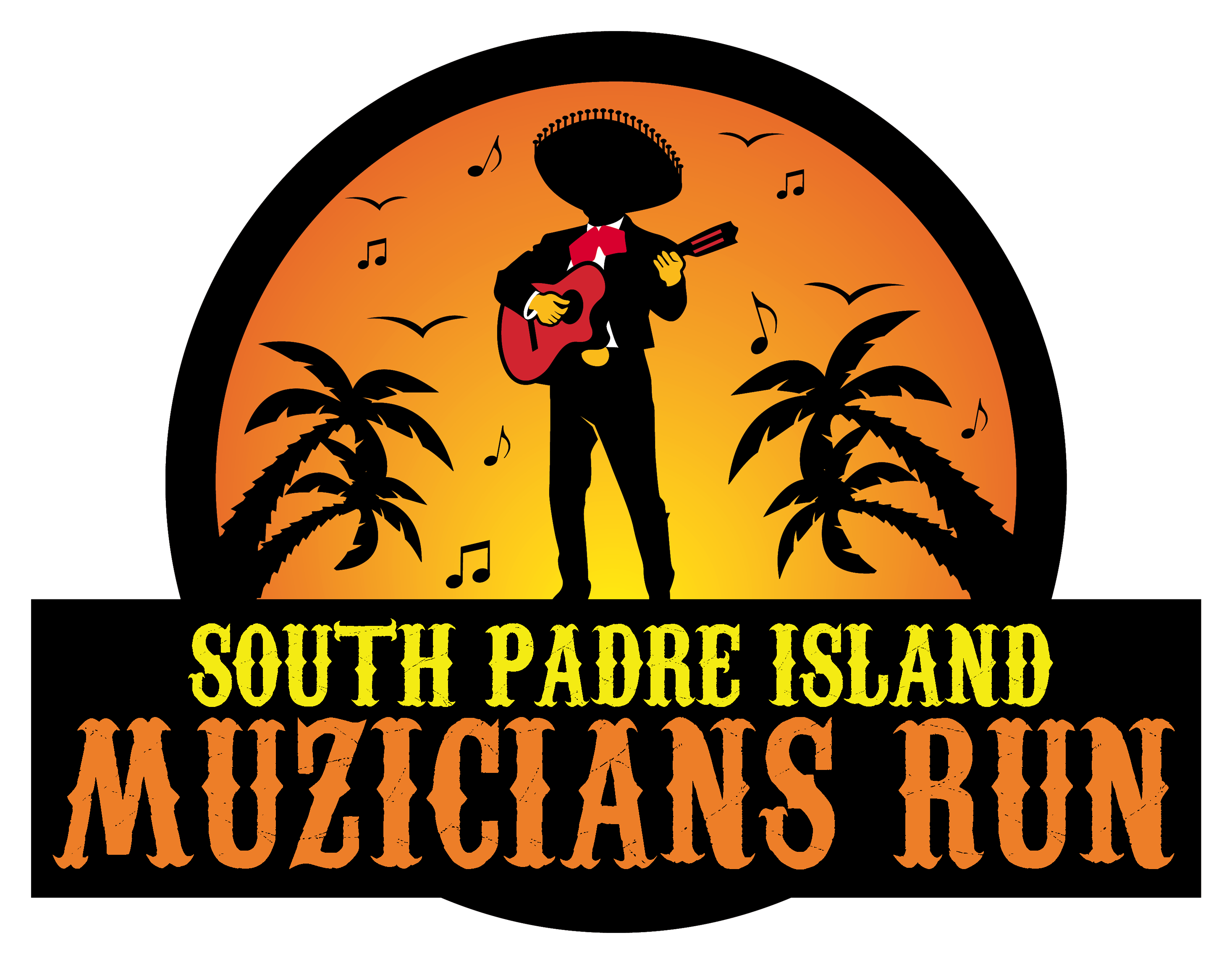 2025 South Padre Island Muzicians Run 5k/10k logo