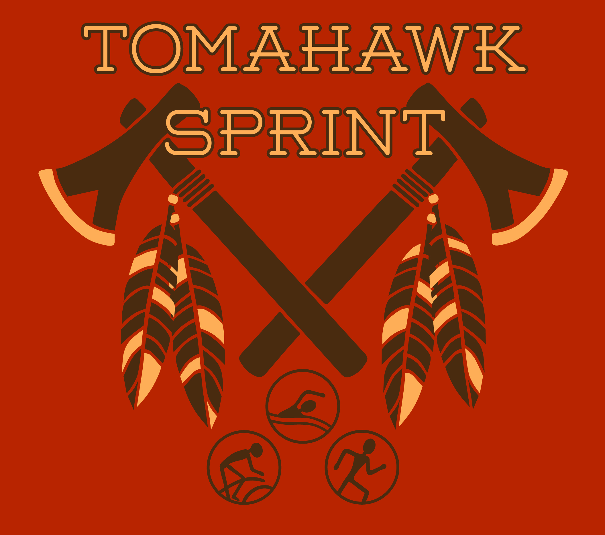 Logo Zawodów Tomahawk and Super Sprint Triathlon 2020