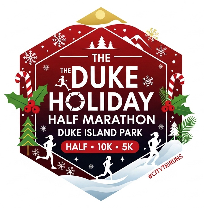 The Duke's Holiday Half Marathon, 10K, 5K logo
