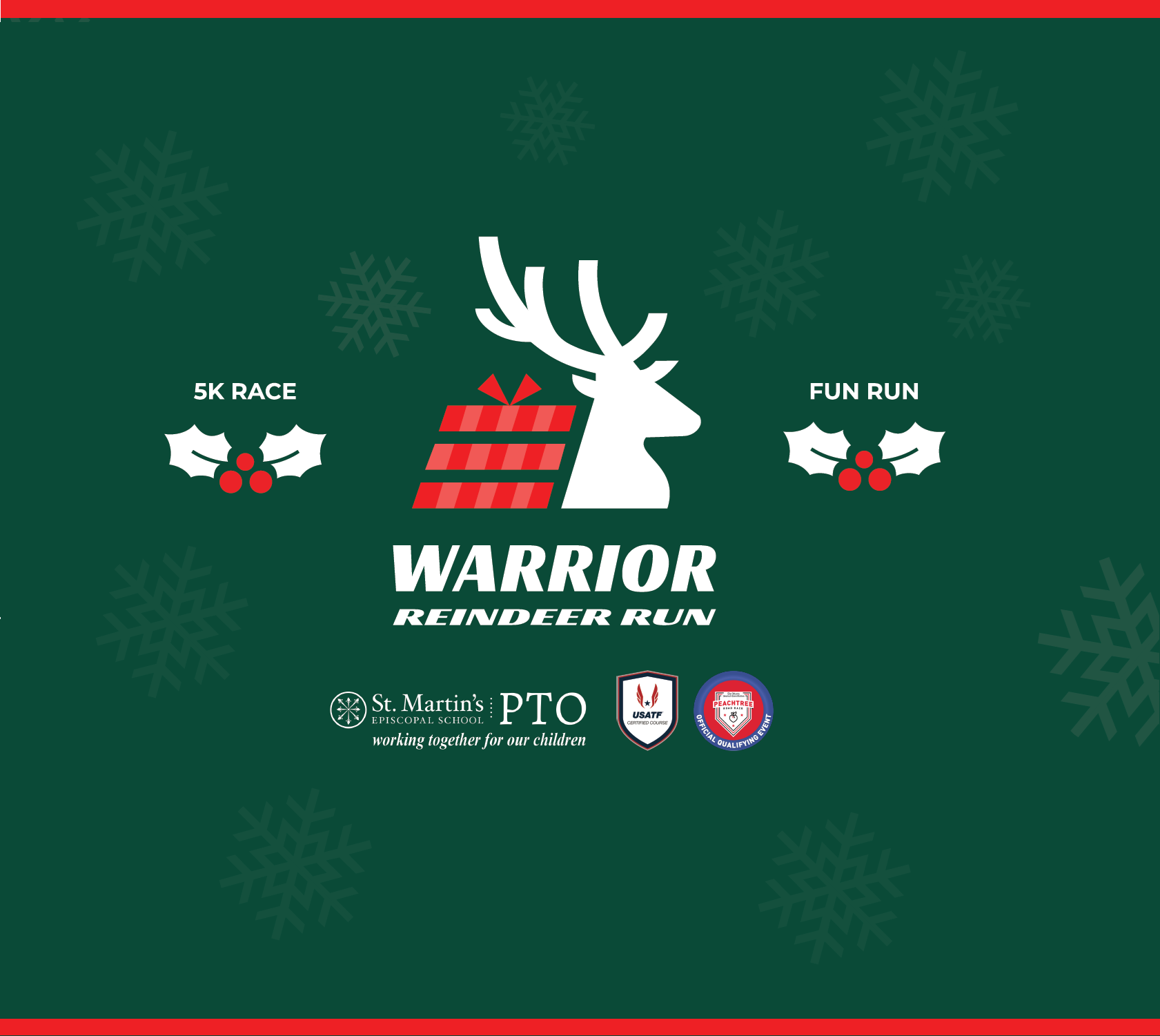 St. Martin's Warrior Reindeer Run logo