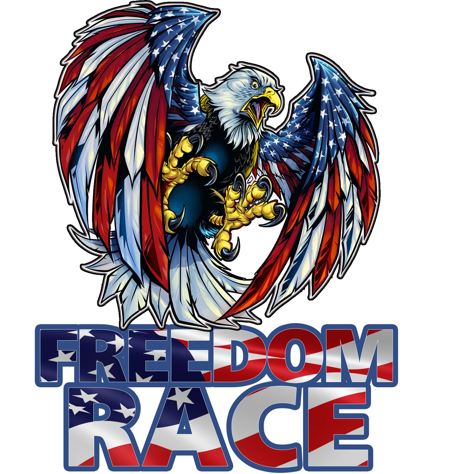 Freedom Race (American Eagle) 13.1 /10k/5k/1k Virtual Run 2021 ACTIVE
