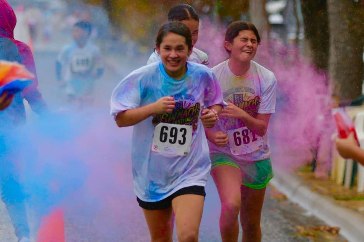 2024 Spinach Festival 5k Color Run/Walk & Kids Run Logo