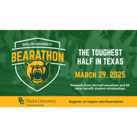 2025 Bearathon/Sic 'Em 6k Event Logo