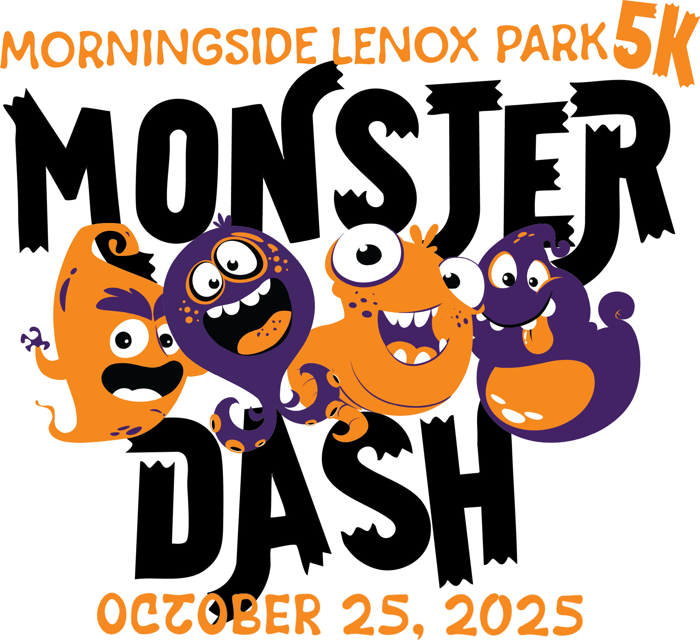 2025 Monster Dash - Morningside-Lenox Park 5K logo