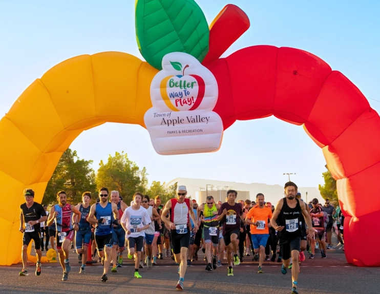 Apple Valley's Desert Rock and Road Half Marathon 2026 logo
