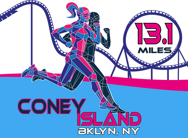 The Coney Island Half, 10K, 5K logo