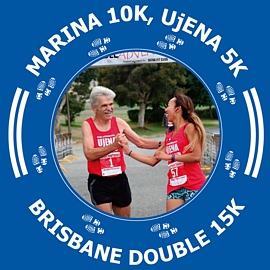 Marina 10K, UjENA 5K, and Double 15K - Brisbane, CA 2019