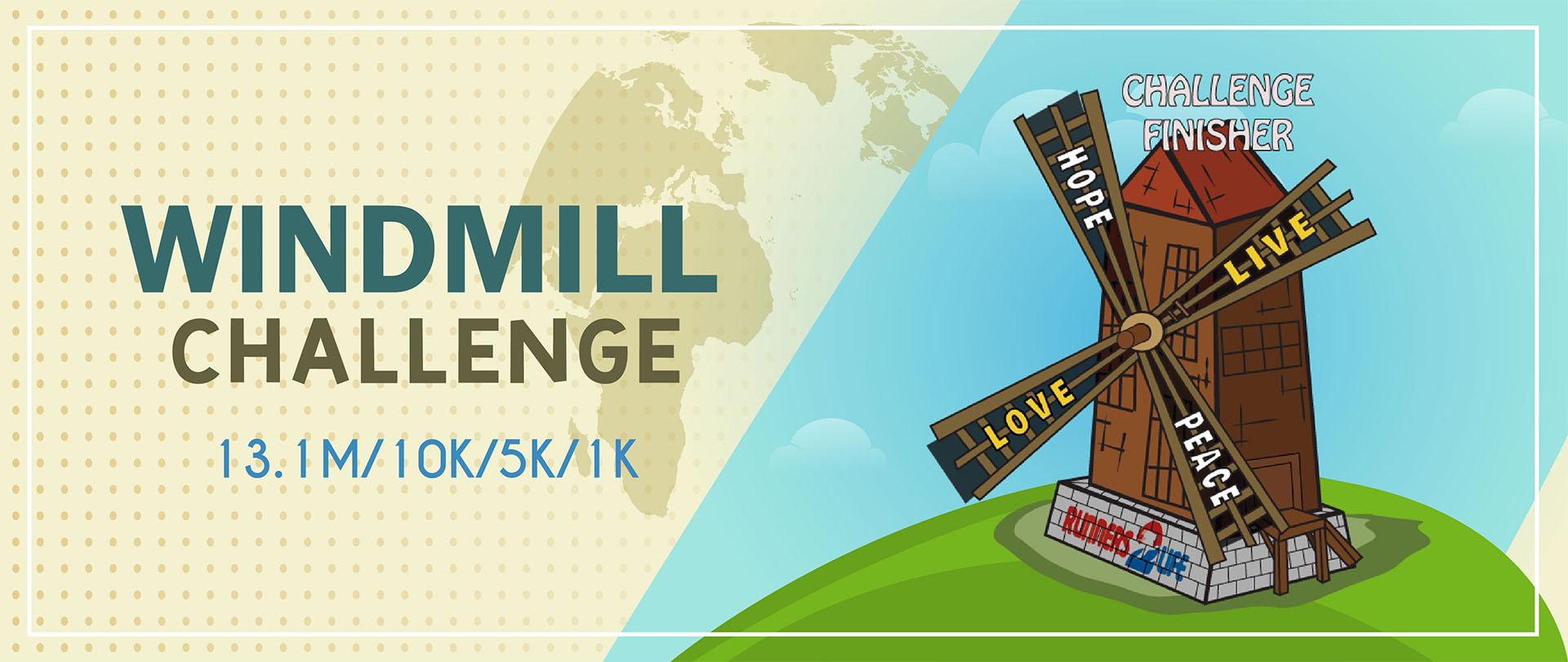 Windmill Challenge (Earn Free The Windmill Medal ).13.1M/10k/5k/1k