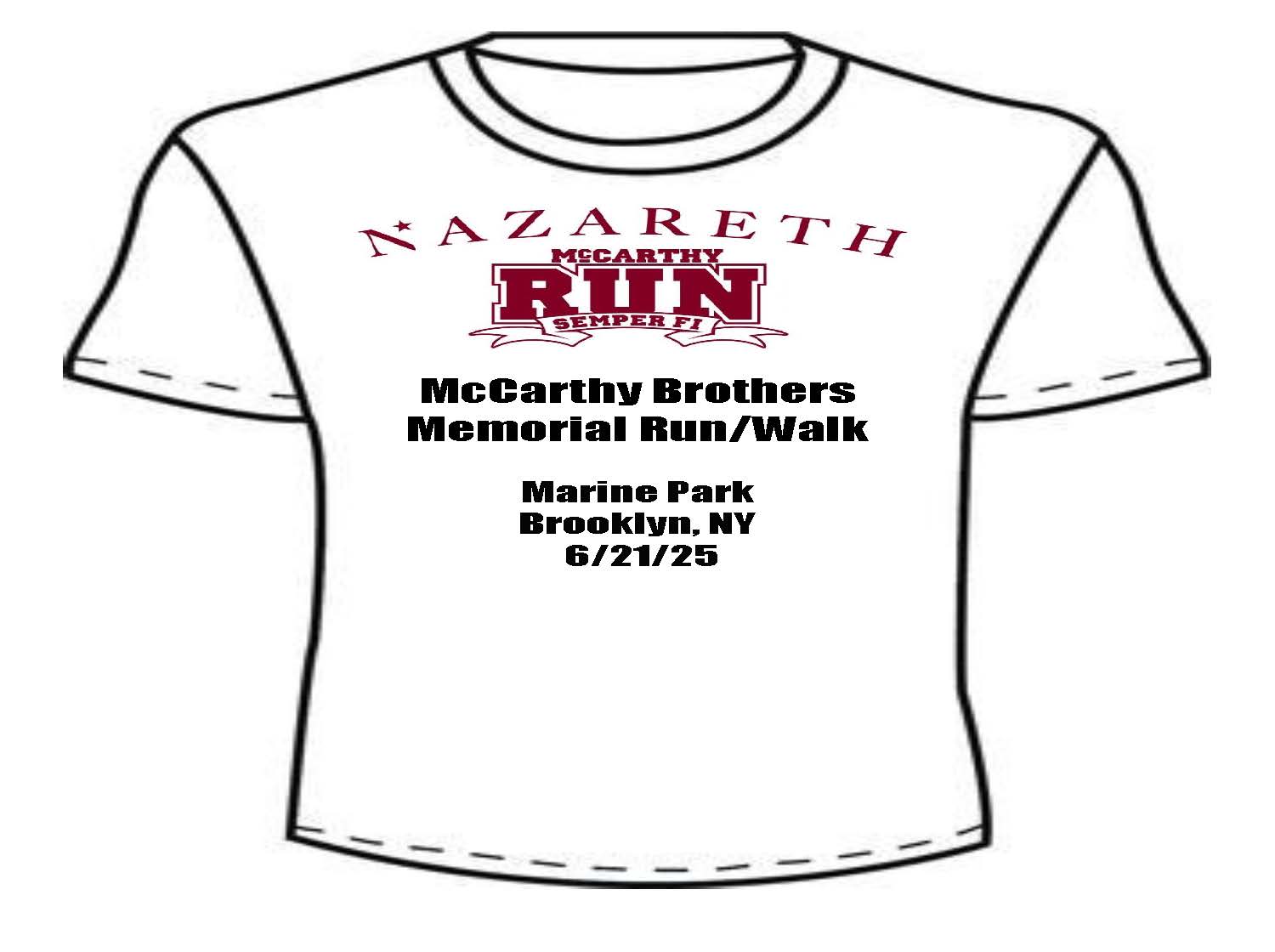 MCCARTHY BROTHERS MEMORIAL RUN/WALK 1MILE RUN/WALK logo